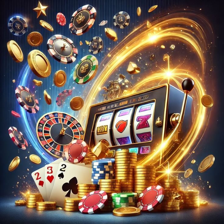 Meja live casino Beterlive bernuansa neon