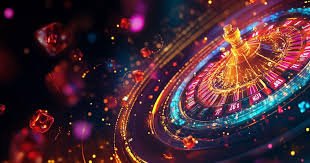 Meja kartu Blackjack Online bernuansa neon
